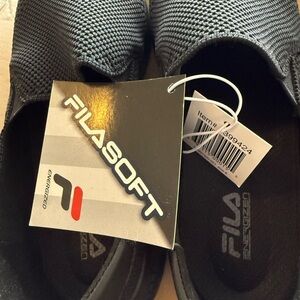 Fila Black Slip-On Shoes